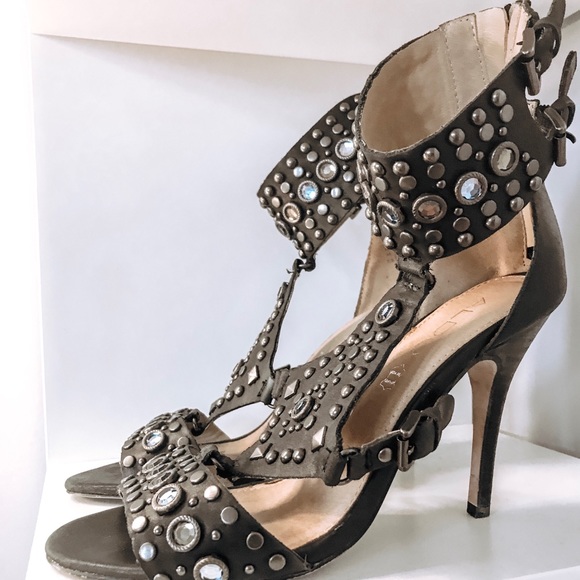 Aldo Black Studded Stilettos - Picture 5 of 6
